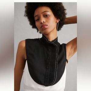 Anthropologie Ruffle Bib Collar